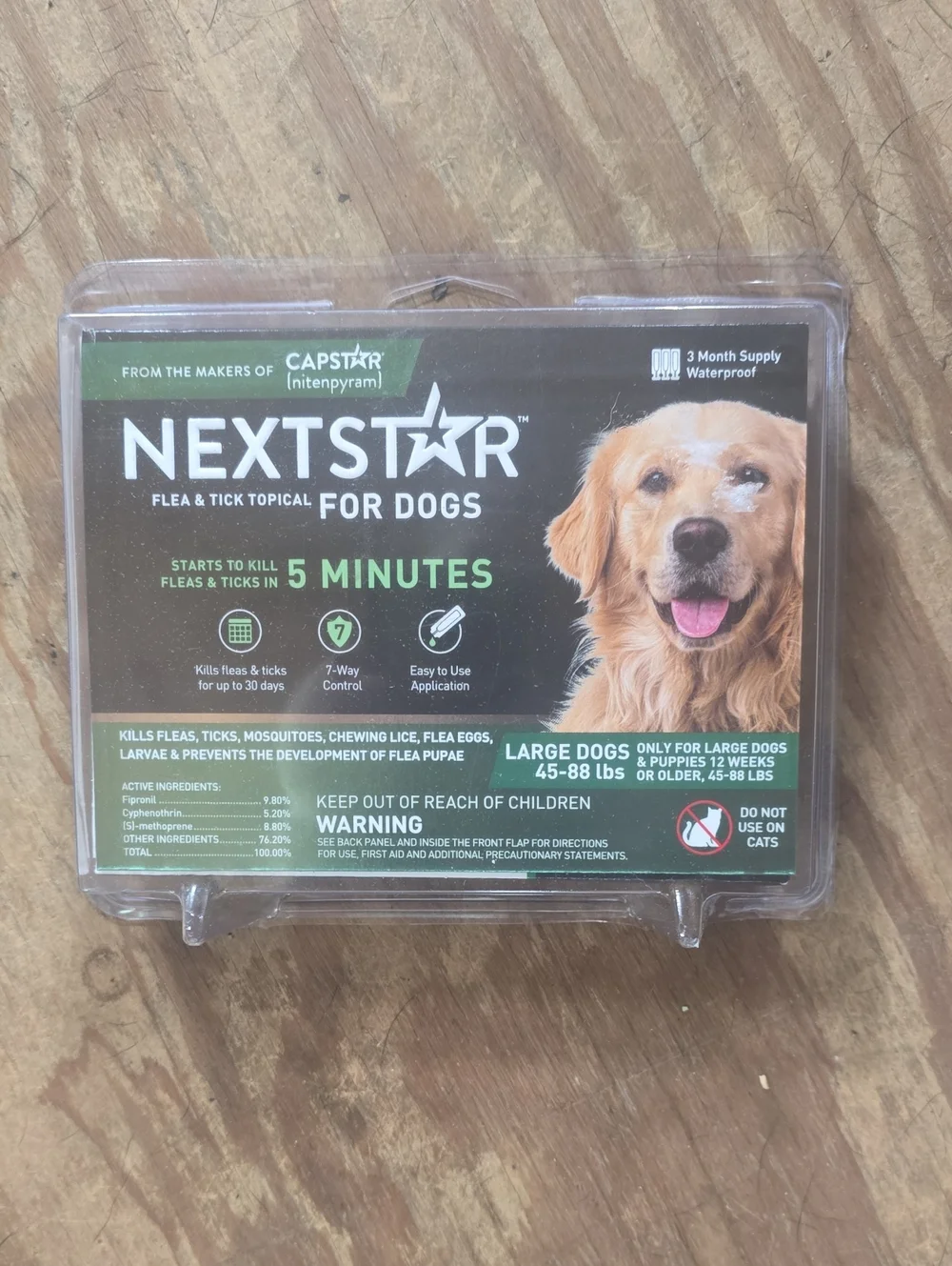 NextStar Flea & Tick Topical for Dogs — Large Dogs, Green